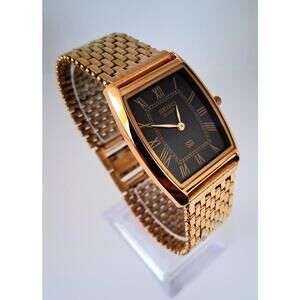 ⭐ Men's Vintage Seiko Barrel/Tonneau Stainless Steel Tank RARE